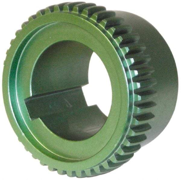 Lovejoy - 1-1/4" Inside x 3-3/4" Outside Diam, Rigid Coupling Hub - 1/4" Keyway Width x 1/8" Keyway Depth - Industrial Tool & Supply