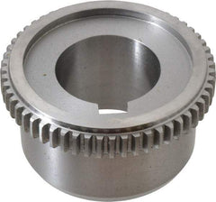 Lovejoy - 1-7/8" Inside x 4-3/4" Outside Diam, Rigid Coupling Hub - 1/2" Keyway Width x 1/4" Keyway Depth - Industrial Tool & Supply