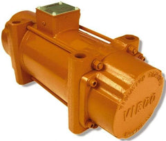 Vibco - 3 Phase, 1.0, 0.5 Amp, 230 & 460 Volt, 11-3/16" Long, Electric Vibrators - 100 to 300 Lbs. Force, 60 Decibels - Industrial Tool & Supply