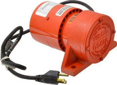 Vibco - 1 Phase, 1.5 Amp, 115 Volt, 7-1/2" Long, Electric Vibrators - 0 to 60 Lbs. Force, 48 Decibels - Industrial Tool & Supply