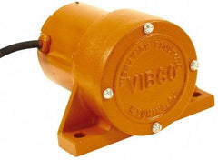 Vibco - 1 Phase, 1.4 Amp, 115 Volt, 5" Long, Electric Vibrators - 0 to 20 Lbs. Force, 45 Decibels - Industrial Tool & Supply