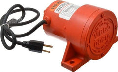 Vibco - 1 Phase, 1.7 Amp, 115 Volt, 5-3/8" Long, Electric Vibrators - 0 to 80 Lbs. Force, 50 Decibels - Industrial Tool & Supply