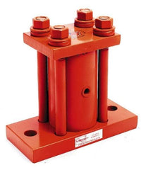 Vibco - 8 Cubic Feet per Minute, 11,000 RPM, 85 Decibel, Pneumatic Vibrator - 6" Long x 2-1/2" Wide x 5-5/16" High, 1/4 Port Inlet, 1/4 Port Outlet - Industrial Tool & Supply