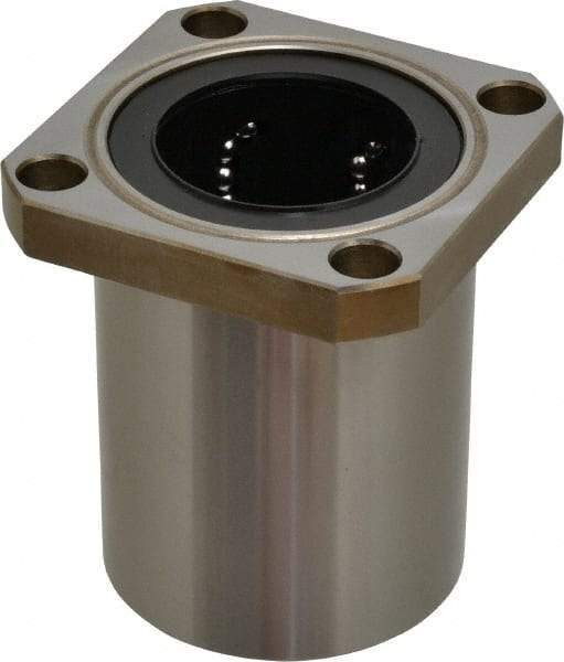 Value Collection - 2" ID, Square Flanged Single Linear Bearing - 3" OD - Industrial Tool & Supply