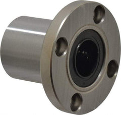 Value Collection - 16mm ID, Round Flanged Single Linear Bearing - 28mm OD - Industrial Tool & Supply