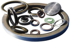 Value Collection - 2.25" ID x 3.371" OD KBN Automotive Shaft Seal - Nitrile, 3/8" Thick - Industrial Tool & Supply