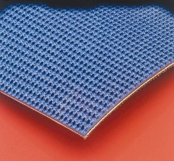 Made in USA - Incline Conveyor Belt - Carboxilated Nitrile Roughtop, 3-Ply, No. 20030230-18 - Industrial Tool & Supply