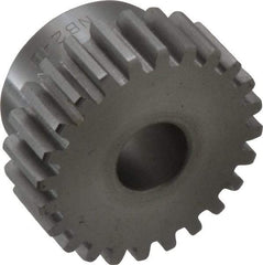 Boston Gear - 16 Pitch, 1-1/2" Pitch Diam, 24 Tooth Spur Gear - 1/2" Face Width, 1/2" Bore Diam, 1.2" Hub Diam, 14.5° Pressure Angle, Steel - Industrial Tool & Supply