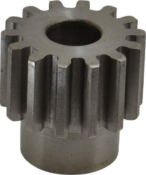 Boston Gear - 12 Pitch, 1.167" Pitch Diam, 14 Tooth Spur Gear - 3/4" Face Width, 1/2" Bore Diam, 0.92" Hub Diam, 14.5° Pressure Angle, Steel - Industrial Tool & Supply