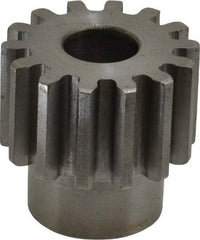 Boston Gear - 12 Pitch, 1.167" Pitch Diam, 14 Tooth Spur Gear - 3/4" Face Width, 1/2" Bore Diam, 0.92" Hub Diam, 14.5° Pressure Angle, Steel - Industrial Tool & Supply