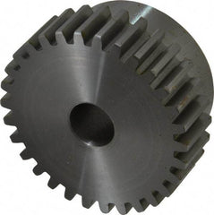 Boston Gear - 12 Pitch, 2-1/2" Pitch Diam, 30 Tooth Spur Gear - 3/4" Face Width, 5/8" Bore Diam, 2.15" Hub Diam, 14.5° Pressure Angle, Steel - Industrial Tool & Supply