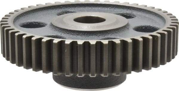 Boston Gear - 12 Pitch, 4" Pitch Diam, 48 Tooth Spur Gear - 3/4" Face Width, 3/4" Bore Diam, 1-3/4" Hub Diam, 14.5° Pressure Angle, Steel - Industrial Tool & Supply