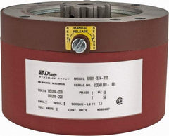 Dings Dynamics Group - 115/230 Volts at 60 Hertz, 1-1/2 Ft./Lb. Torque Disc Brake - 56C Frame, 5/8" Hub Bore, NEMA 2 Enclosure - Industrial Tool & Supply