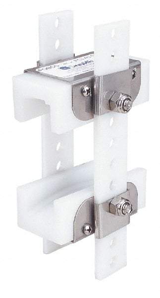 Made in USA - Chain Size 25, Polyethylene, Floating Roller Chain Tensioner - 2-1/2" Long - Industrial Tool & Supply
