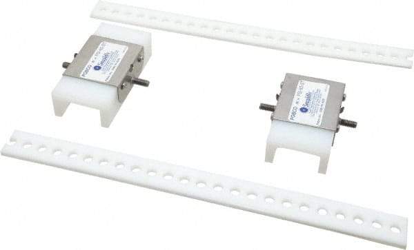 Made in USA - Chain Size 60, Polyethylene, Floating Roller Chain Tensioner - 4" Long - Industrial Tool & Supply