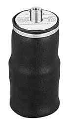 Value Collection - 100 psi Actuation: 565 Lb Ext, 890 Lb Compr, 3/4-16 & 1/2-13, 6-1/2" Stroke Len, Sleeve Air Spring - 10-1/2" Extended Height, 4" Compressed Height, 4.6" Max OD at 100 psi, 140 to 900 Lb Capacity - Industrial Tool & Supply