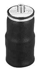 Value Collection - 100 psi Actuation: 565 Lb Ext, 890 Lb Compr, 3/4-16 & 1/2-13, 6-1/2" Stroke Len, Sleeve Air Spring - 10-1/2" Extended Height, 4" Compressed Height, 4.6" Max OD at 100 psi, 140 to 900 Lb Capacity - Industrial Tool & Supply