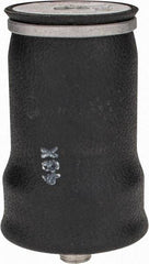 Value Collection - 100 psi Actuation: 330 Lb Ext, 1,160 Lb Compr, 3/8-16 & 3/4-16, 4.9" Stroke Len, Sleeve Air Spring - 7.1" Extended Height, 2.2" Compressed Height, 4.6" Max OD at 100 psi, 160 to 880 Lb Capacity - Industrial Tool & Supply