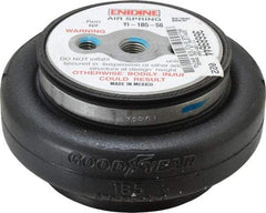 Value Collection - 100 psi Actuation: 570 Lb Ext, 1,525 Lb Compr, 3/8-16 & 3/8-16, 2" Stroke Len, Bellow Single Convolute Air Spring - 3.8" Extended Height, 1.8" Compressed Height, 5.7" Max OD at 100 psi, 220 to 1,370 Lb Capacity - Industrial Tool & Supply