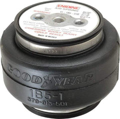 Value Collection - 100 psi Actuation: 530 Lb Ext, 1,620 Lb Compr, 3/8-16 & 3/8-16, 3" Stroke Len, Bellow Single Convolute Air Spring - 4.8" Extended Height, 1.8" Compressed Height, 6" Max OD at 100 psi, 195 to 1,560 Lb Capacity - Industrial Tool & Supply