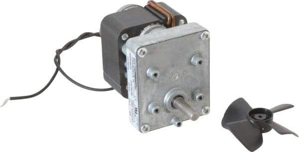 Made in USA - 115 Volt, 25 RPM, 136:1 Gear Ratio, CM Gearmotor - 30 Torque - Industrial Tool & Supply