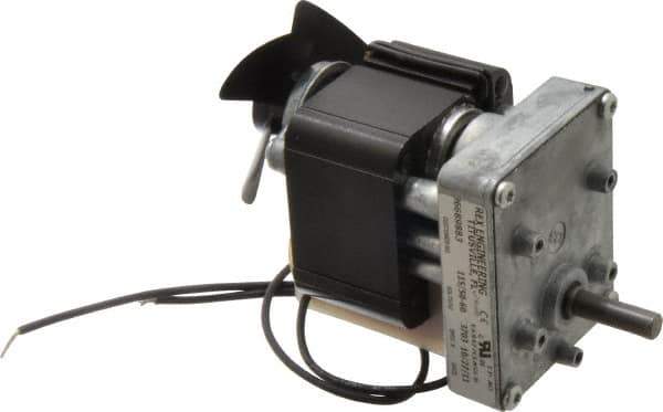 Made in USA - 115 Volt, 50 RPM, 69:1 Gear Ratio, CM Gearmotor - 20 Torque - Industrial Tool & Supply