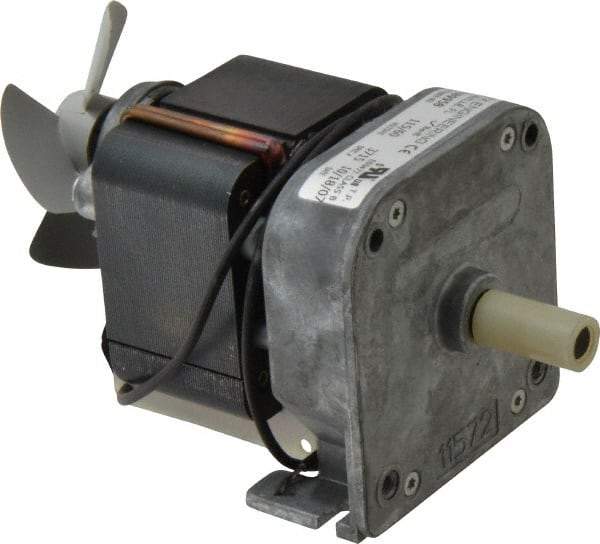 Made in USA - 115 Volt, 100 RPM, 34:1 Gear Ratio, CD Gearmotor - 10 Torque - Industrial Tool & Supply