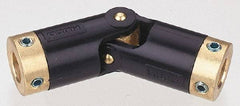 Value Collection - 3/8" Inside x 0.69" Outside Diam, Plastic Universal Joints with Brass Insert - 2.66" Long - Industrial Tool & Supply