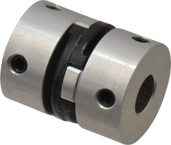 Value Collection - Flexible Oldham Coupling - 1" OD, 1.28" OAL, Delrin - Industrial Tool & Supply