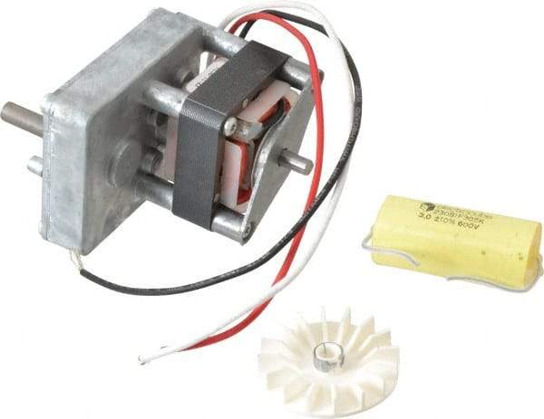 Made in USA - 115 Volt, 5 RPM, CM Reversible Gearmotor - 50 Torque - Industrial Tool & Supply