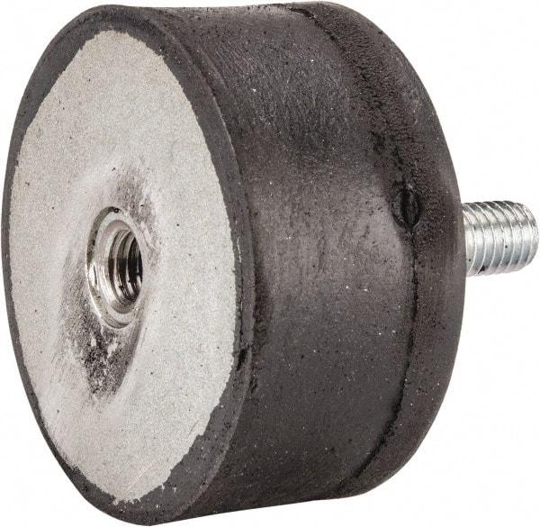 Tech Products - 540 Lb Capacity, 1/2-13 Plate/Stud Vibration Isolator - 3-1/8" Diam, 1-1/2" High - Industrial Tool & Supply