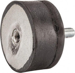 Tech Products - 540 Lb Capacity, 1/2-13 Plate/Stud Vibration Isolator - 3-1/8" Diam, 1-1/2" High - Industrial Tool & Supply