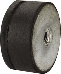 Tech Products - 660 Lb Capacity, 1/2-13 Plate/Plate Vibration Isolator - 3-1/8" Diam, 1-1/2" High - Industrial Tool & Supply