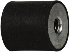 Tech Products - 25 Lb Capacity, 5/16-18 Plate/Plate Vibration Isolator - 1" Diam, 1" High - Industrial Tool & Supply