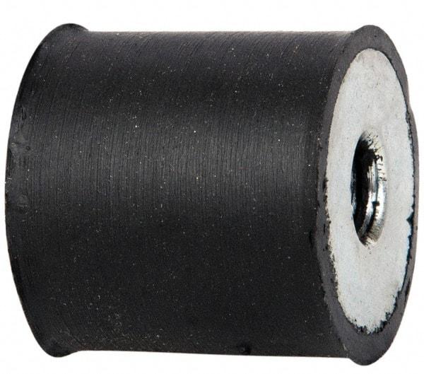 Tech Products - 65 Lb Capacity, 5/16-18 Plate/Plate Vibration Isolator - 1" Diam, 1" High - Industrial Tool & Supply