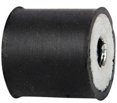 Tech Products - 65 Lb Capacity, 5/16-18 Plate/Plate Vibration Isolator - 1" Diam, 1" High - Industrial Tool & Supply