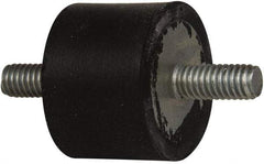 Tech Products - 47 Lb Capacity, 5/16-18 Stud/Stud Vibration Isolator - 1-3/8" Diam, 1" High - Industrial Tool & Supply