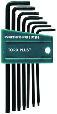 7 Piece - IP6; IP7; IP8; IP9; IP10; IP15; IP20 - TorxPlus L-Key Long Arm Set - Industrial Tool & Supply