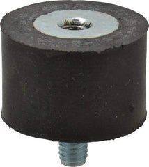 Tech Products - 185 Lb Capacity, 5/16-18 Plate/Stud Vibration Isolator - 1-1/2" Diam, 1" High - Industrial Tool & Supply