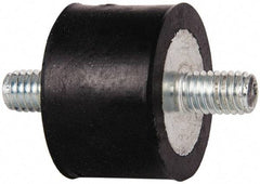 Tech Products - 95 Lb Capacity, 3/8-16 Stud/Stud Vibration Isolator - 1-1/2" Diam, 1" High - Industrial Tool & Supply