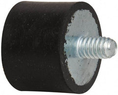 Tech Products - 55 Lb Capacity, 1/4-20 Plate/Stud Vibration Isolator - 1" Diam, 3/4" High - Industrial Tool & Supply