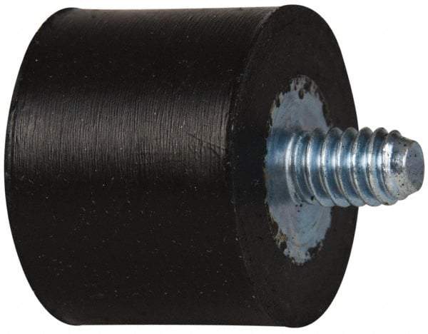 Tech Products - 65 Lb Capacity, 1/4-20 Plate/Stud Vibration Isolator - 1" Diam, 3/4" High - Industrial Tool & Supply