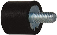 Tech Products - 16 Lb Capacity, 10-32 Plate/Stud Vibration Isolator - 9/16" Diam, 1/2" High - Industrial Tool & Supply