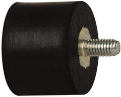 Tech Products - 55 Lb Capacity, 10-32 Plate/Stud Vibration Isolator - 1" Diam, 3/4" High - Industrial Tool & Supply