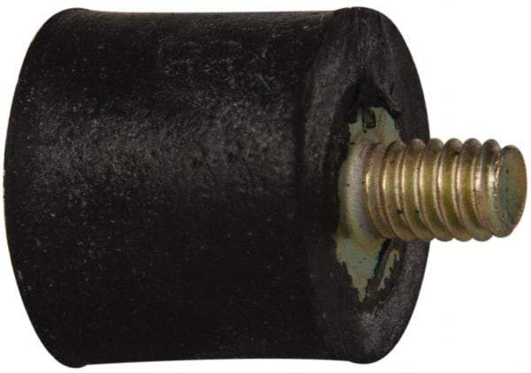 Tech Products - 14 Lb Capacity, 8-32 Plate/Stud Vibration Isolator - 9/16" Diam, 1/2" High - Industrial Tool & Supply