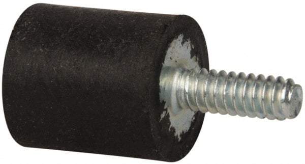 Tech Products - 6 Lb Capacity, 6-32 Plate/Stud Vibration Isolator - 7/16" Diam, 1/2" High - Industrial Tool & Supply