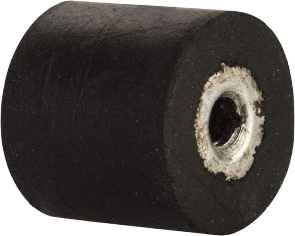Tech Products - 9.5 Lb Capacity, 6-32 Plate/Plate Vibration Isolator - 9/16" Diam, 1/2" High - Industrial Tool & Supply