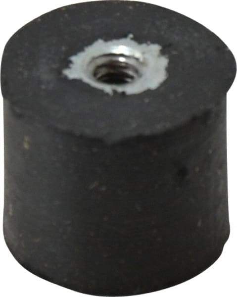 Tech Products - 18 Lb Capacity, 6-32 Plate/Plate Vibration Isolator - 9/16" Diam, 1/2" High - Industrial Tool & Supply