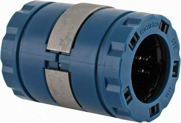 Thomson Industries - 16mm ID, 2,200 Lb Dynamic Load Capacity, Closed Linear Bearing - 26mm OD - Industrial Tool & Supply