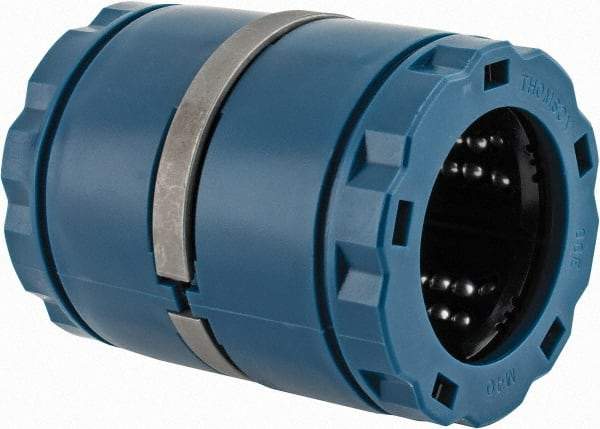 Thomson Industries - 40mm ID, 13,700 Lb Dynamic Load Capacity, Closed Linear Bearing - 62mm OD - Industrial Tool & Supply